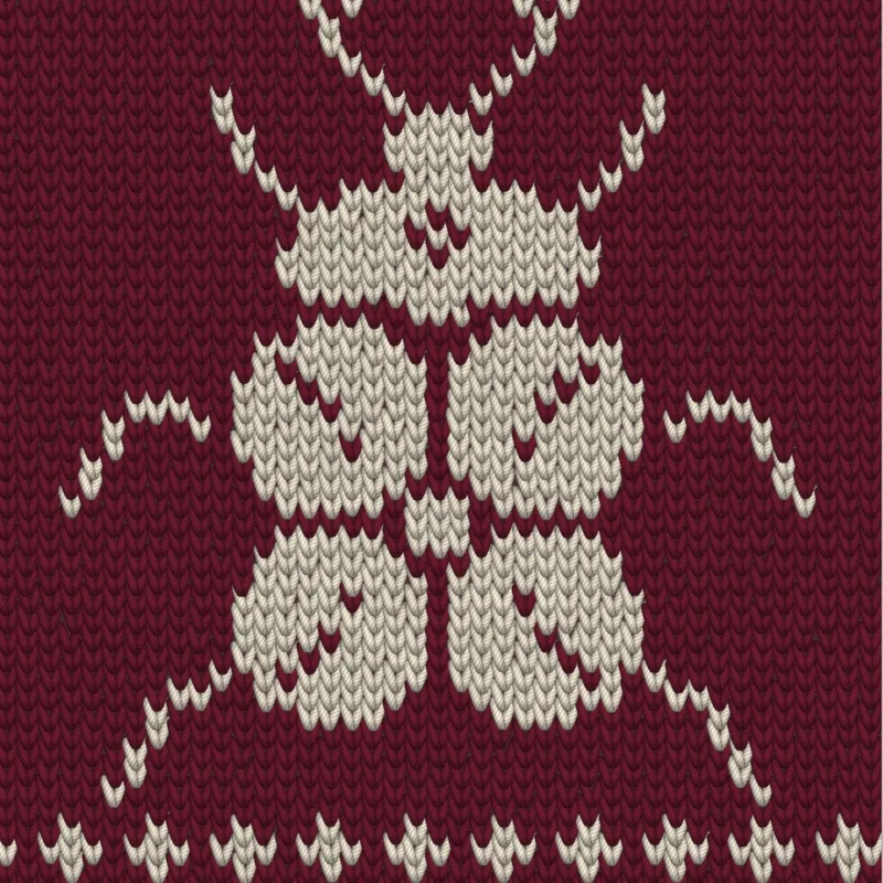 Hortulus colourwork fingerless mitts and ear warmer knitting pattern